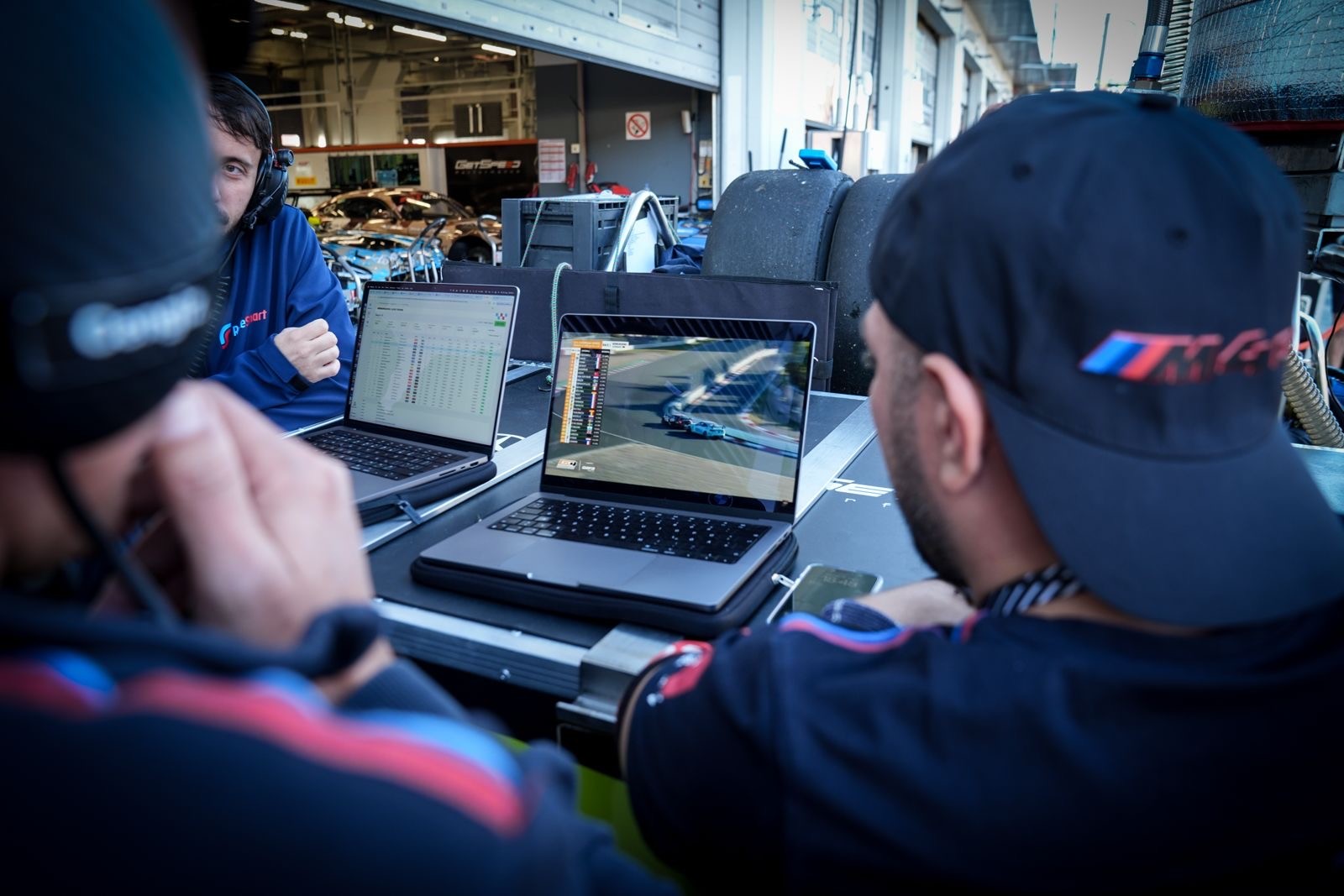 Data points on top of landscape